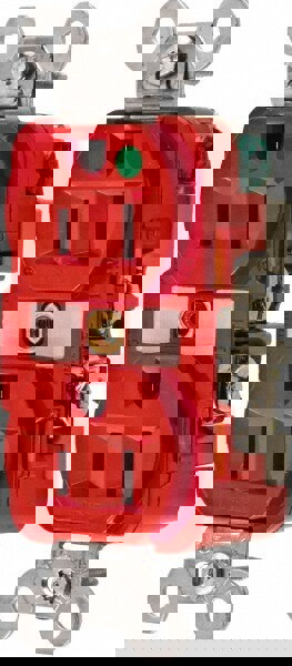 Straight Blade Duplex Receptacle: NEMA 5-15R, 15 Amps, Self-Grounding